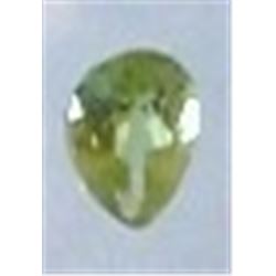 .70 CARAT GREEN PERIDOT GEMSTONE BEAUTIFUL PEAR CUT & FACETED STONE!! GEMSTONE CAME OUT OF SAFE!!