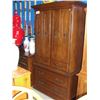 Image 1 : MAPLE 4PC BEDROOM SUITE' DRESSER, HIGH BOY CHEST AND 2 NIGHT STANDS