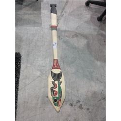 CARVED FIRST NATIONS PADDLE