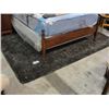 Image 1 : CHARCOAL COLOURED SHAG AREA RUG