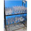 Image 2 : LARGE LOT OF 5 SHELVES OF PINWHEEL CRYSTAL