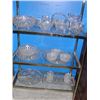 Image 2 : LARGE LOT OF 5 SHELVES OF PINWHEEL CRYSTAL