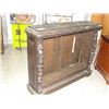 Image 1 : HEAVILY CARVED ANTIQUE LATE 1800'S BOOK CASE - IN NEED OF REPAIR