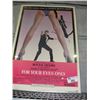 Image 1 : FRAMED JAMES BOND POSTER "FOR YOUR EYES ONLY"