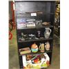 Image 1 : LARGE LOT OF MISC ON SHELF, INCLUDING SHELF