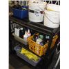 Image 1 : SHELVING UNIT WITH MISC TOOLS AND HARDWARE