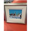 Image 1 : CLAUDE PICHER "L'HIVER DANS UN MELAGE GASJIRIEN" 8" X 10"