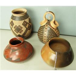 4 Pottery Pieces