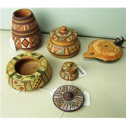 6 Pottery Pieces
