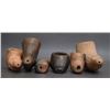 Image 4 : SIX NAVAJO POTTERY PIPES