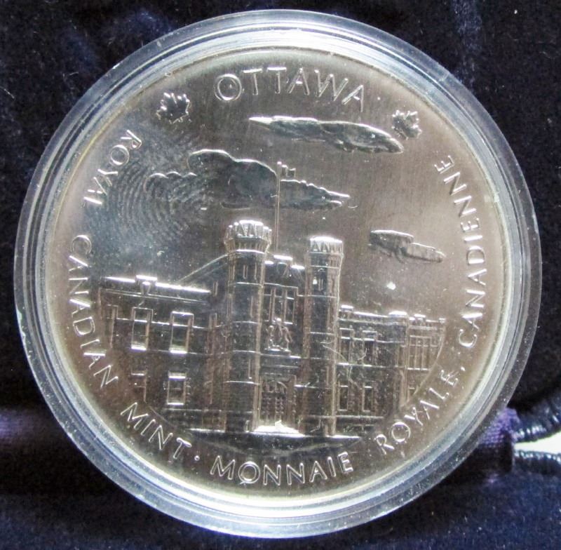 Silver Royal Canadian Mint (Ottawa & Winnipeg) Medallion