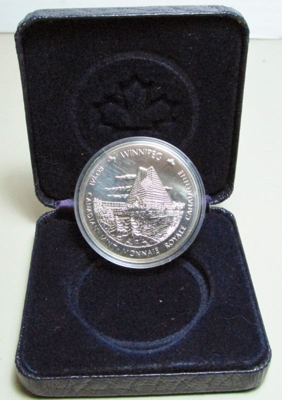 Silver Royal Canadian Mint (Ottawa & Winnipeg) Medallion