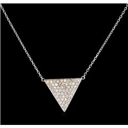 0.75ctw Diamond Necklace - 14KT White Gold