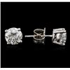 Image 2 : 14KT White Gold 1.79ctw Diamond Stud Earrings