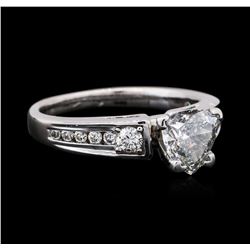 14KT White Gold 1.02ctw Diamond Ring