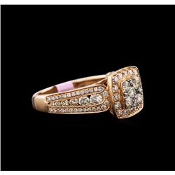 1.40ctw Diamond Ring - 14KT Rose Gold