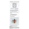 Image 3 : 6.05ct Malaya Garnet, Pink Sapphire and Diamond Ring - 14KT White Gold