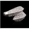Image 1 : 18KT White Gold 2.18ctw Diamond Ring