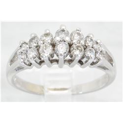 0.50ctw Diamond Ring - 14KT White Gold