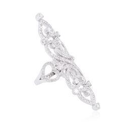 14KT White Gold 1.21ctw Diamond Ring