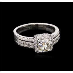 EGL INT Certified 1.40ctw Diamond Ring - 18KT White Gold