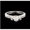 Image 2 : 14KT White Gold 0.76ctw Diamond Ring