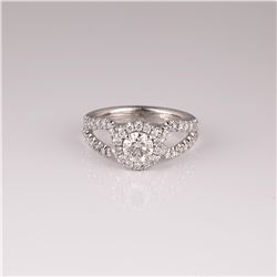 1.07ctw Diamond Ring - 14KT White Gold