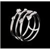 Image 3 : 0.17ctw Diamond Ring - 14KT White Gold