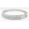 Image 5 : 4.00ctw Diamond Bracelet - 14KT White Gold