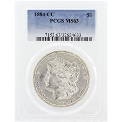 1884-CC PCGS MS63 Morgan Silver Dollar