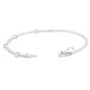 Image 3 : 14KT White Gold 0.91ctw Diamond Bangle Bracelet