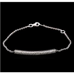 0.65ctw Diamond Bracelet - 14KT White Gold