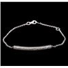 Image 1 : 0.65ctw Diamond Bracelet - 14KT White Gold