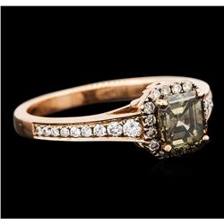 14KT Rose Gold 1.45ctw Diamond Ring