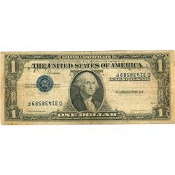 U.S. Series 1935 Inverted Overprint $1 Silver Certificate Bank Note