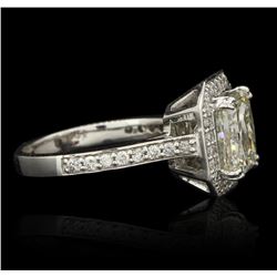 14KT White Gold 3.62ct I-1/M Diamond Ring