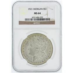 1921 NGC MS64 Morgan Silver Dollar