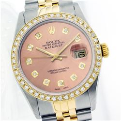 Rolex Two-Tone 1.00ctw Diamond DateJust Men's Watch