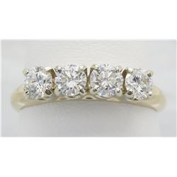 0.91ctw Diamond Ring - 14KT Yellow Gold