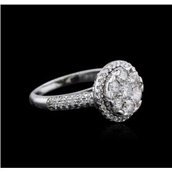 14KT White Gold 1.35ctw Diamond Ring