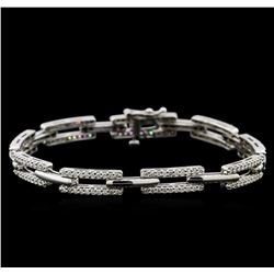 1.90ctw Diamond Bracelet - 14KT White Gold