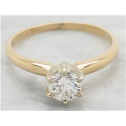 0.40ct Diamond Ring - 14KT Yellow Gold