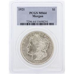 1921 PCGS MS64 Morgan Silver Dollar