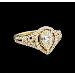 14KT Yellow Gold 1.78ctw Diamond Unity Ring