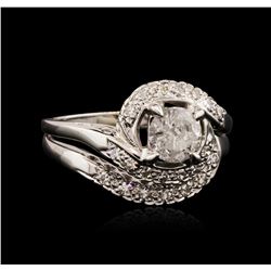 14KT White Gold 0.85ctw Diamond Ring