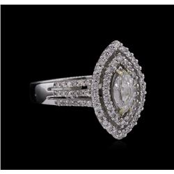 14KT White Gold 1.21ctw Diamond Ring