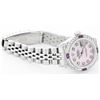 Image 4 : Rolex Stainless Steel Diamond and Ruby DateJust Ladies Watch