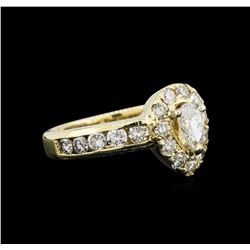 1.24ctw Diamond Ring - 14KT Yellow Gold