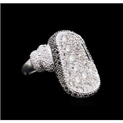 3.25ctw Diamond Ring - 18KT White Gold