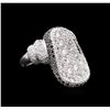 Image 1 : 3.25ctw Diamond Ring - 18KT White Gold